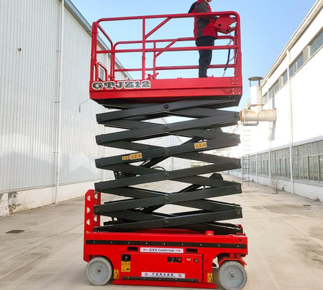 南口街道自行走移动式升降机